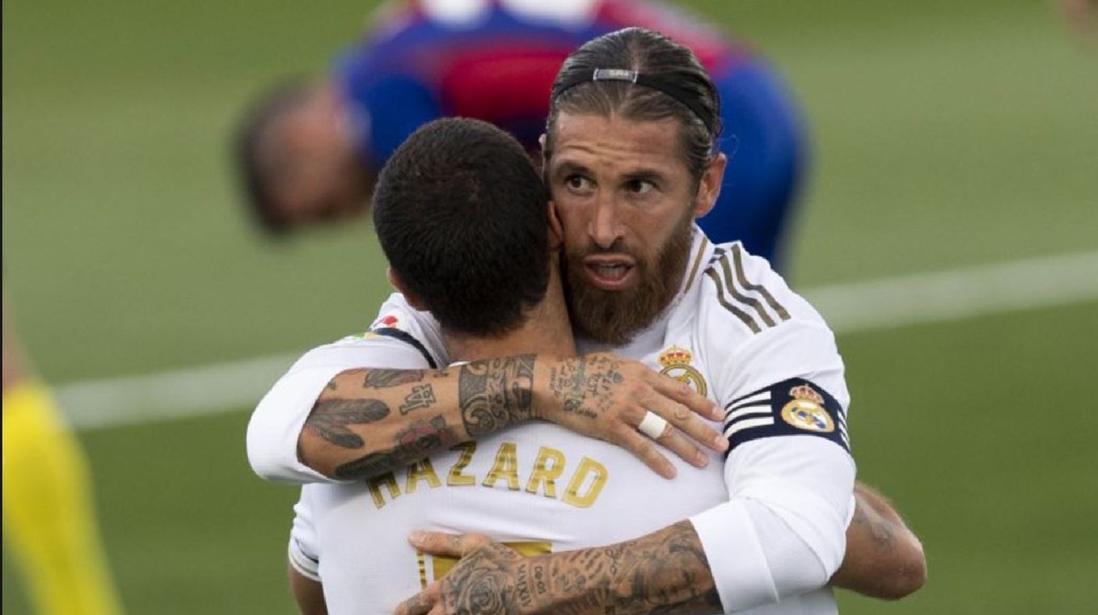Hazard y Sergio Ramos