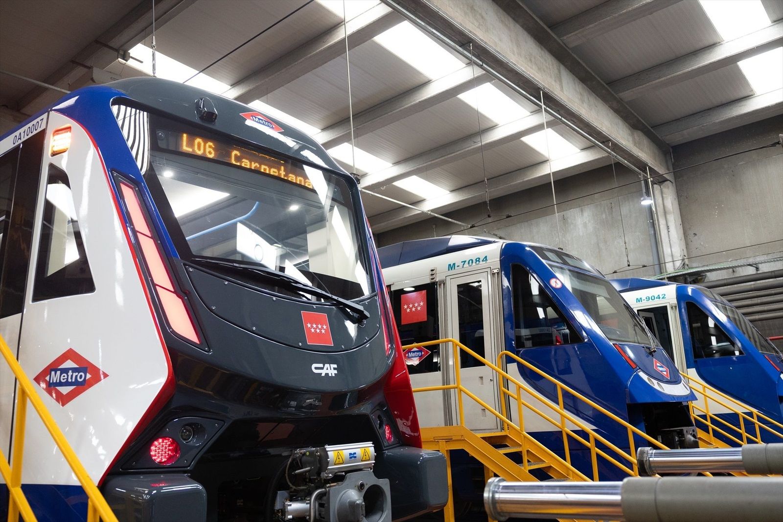 La línea 9 de Metro de Madrid recibirá los 30 trenes de la línea 6 por la llegada de los nuevos trenes sin conductor