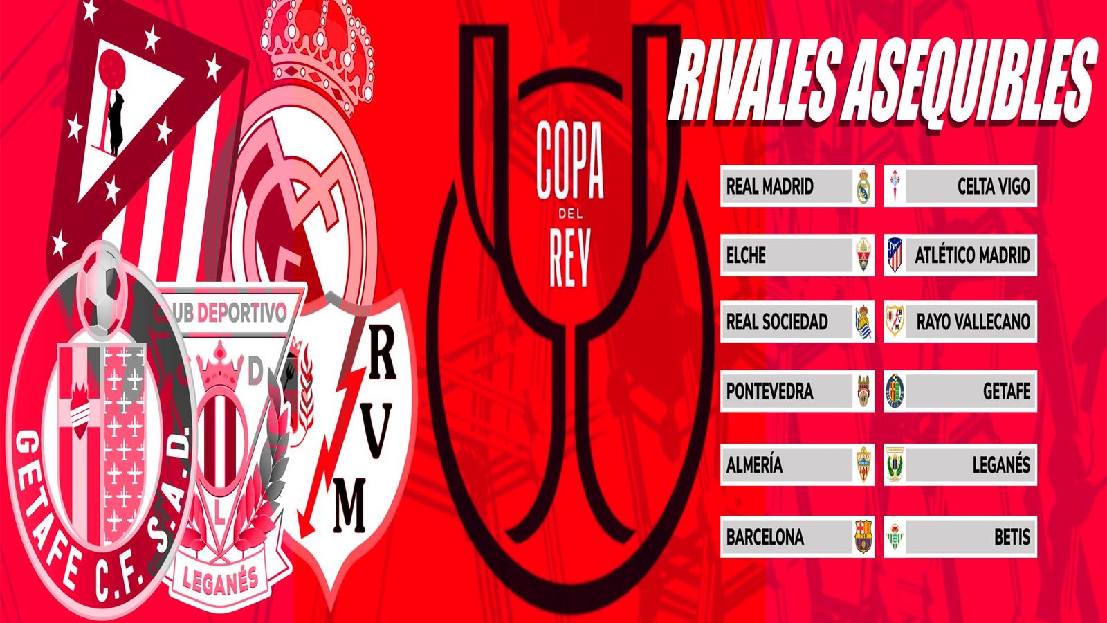 Sorteo de octavos de finald e la Copa del Rey