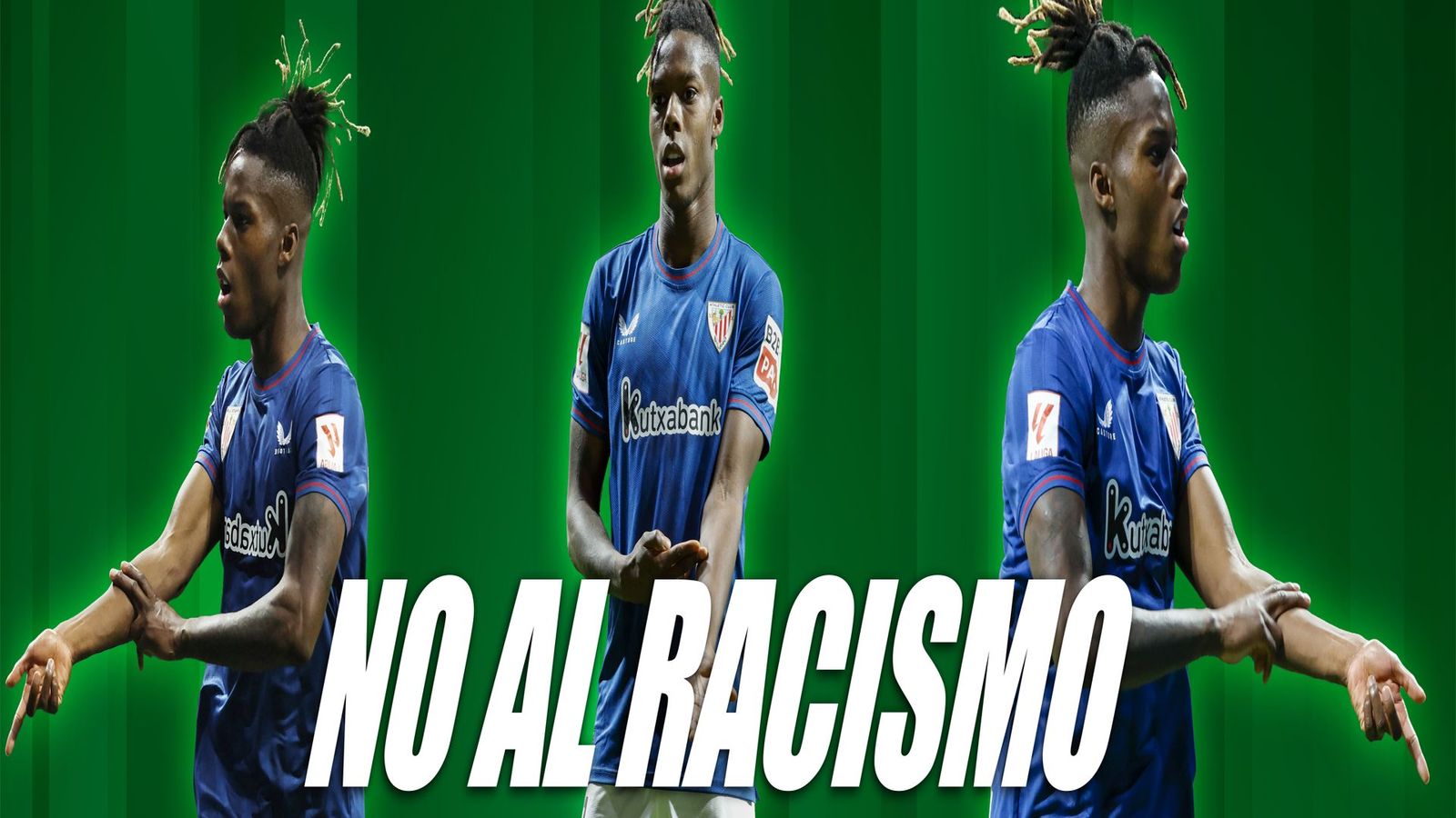 Simeone y Koke. contra el racismo