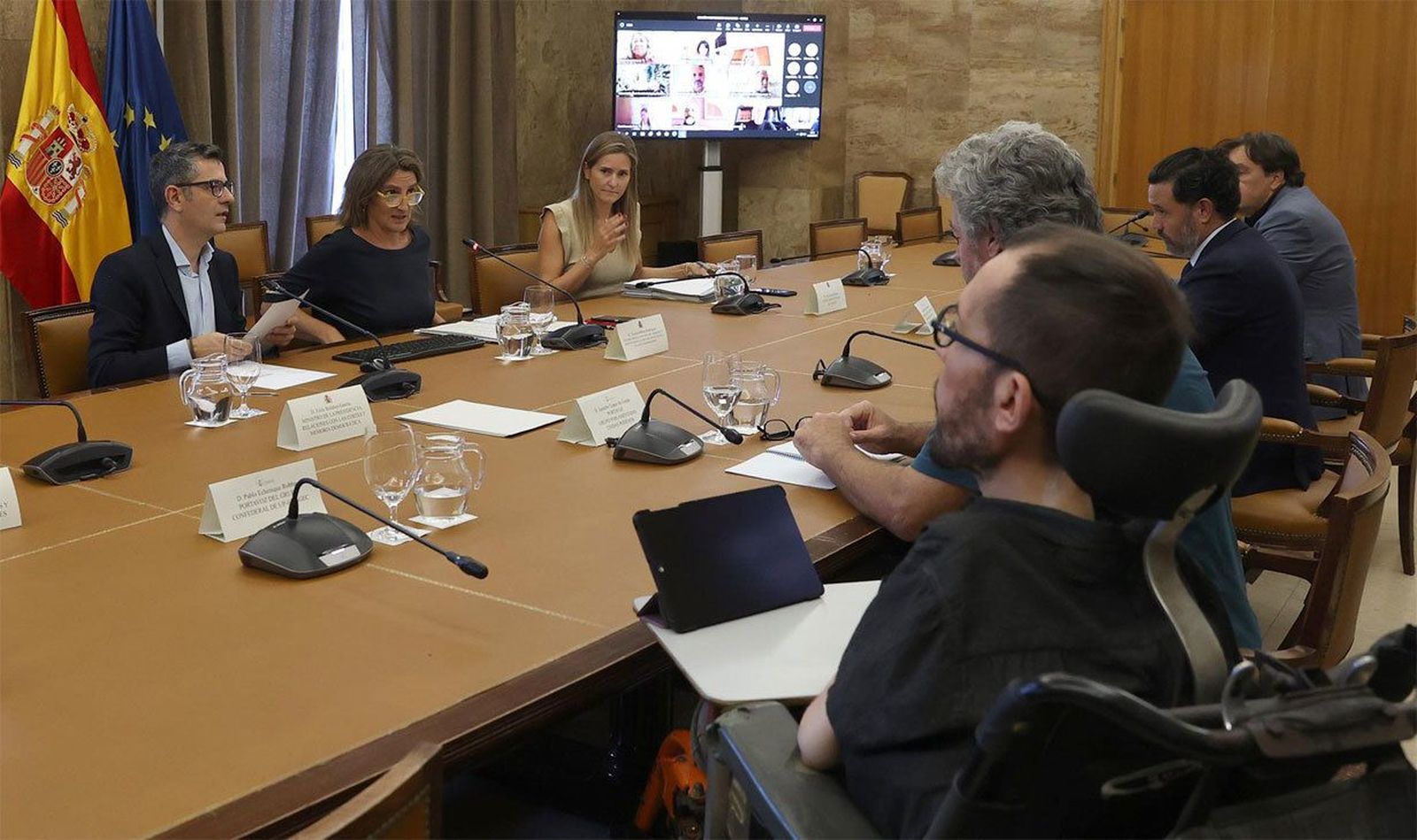 Ribera y Bolaños se reunen con los grupos parlamentarios para elaborar el plan de contingencia energética