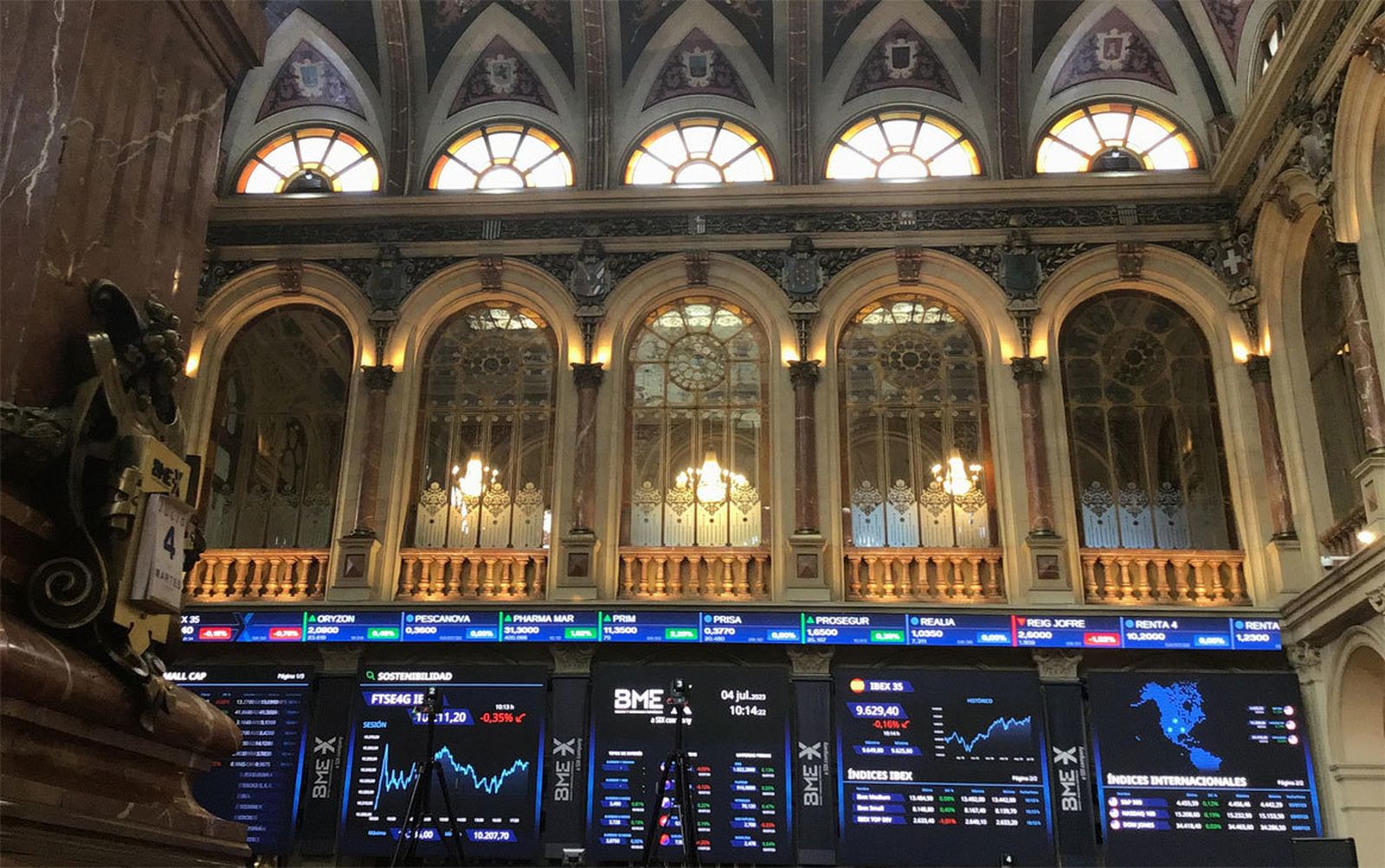El Ibex pierde el 0,58% y el nivel de 9.600 puntos por la recogida de beneficios