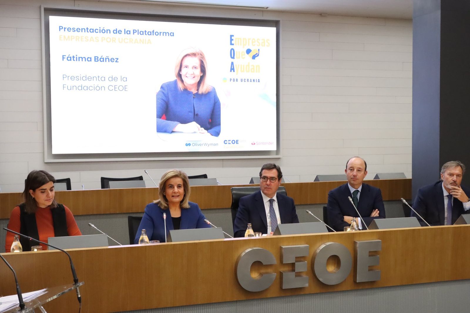 Presentación de la plataforma ‘Empresas por Ucrania’