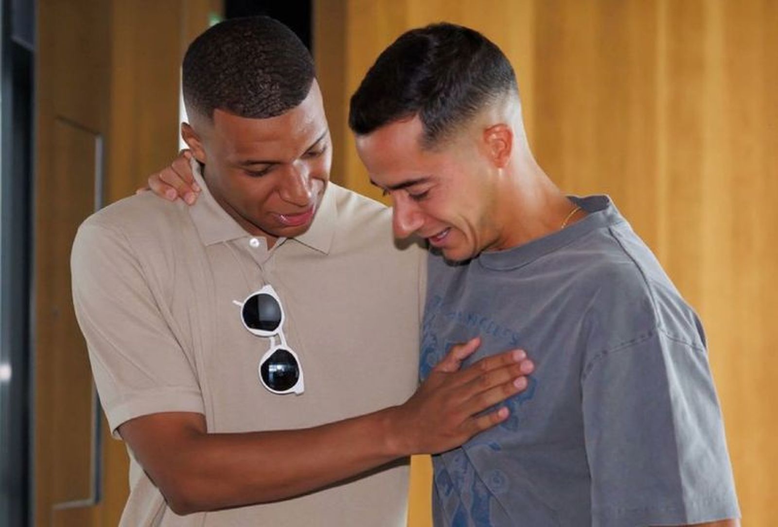 Mbappé y Lucas Vázquez