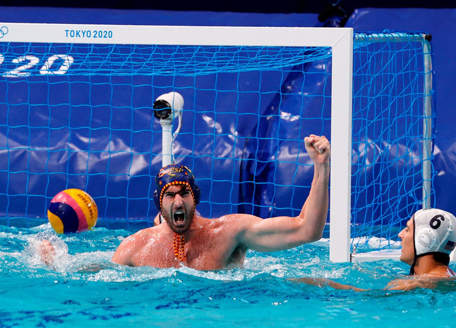Partido de la selección española de waterpolo