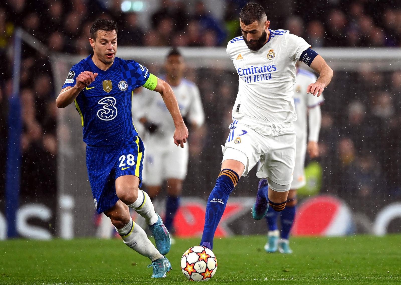 Benzema ante el Chelsea