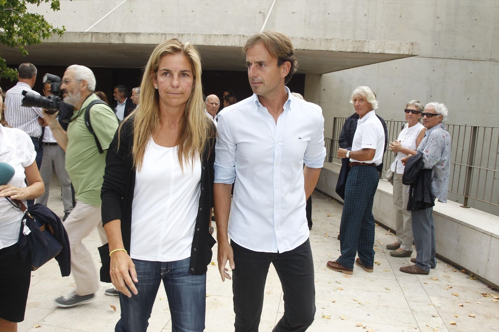 Arantxa Sánchez Vicario y Josep Santacana