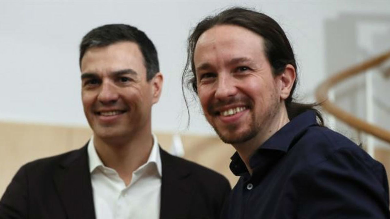 Pedro Sánchez y Pablo Iglesias
