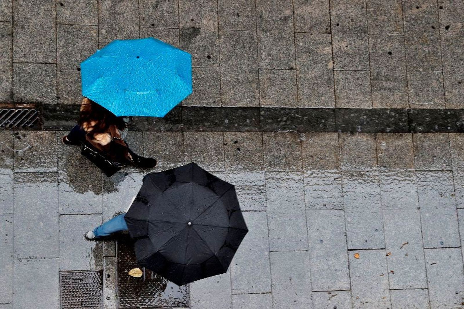 Fuertes rachas de viento y lluvia, tras el paso de la borrasca Gabriel