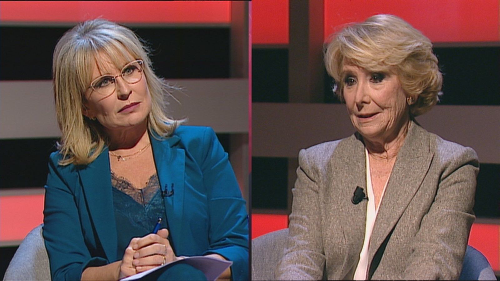 Esperanza Aguirre: "Isabel Díaz Ayuso lo está haciendo admirablemente bien"