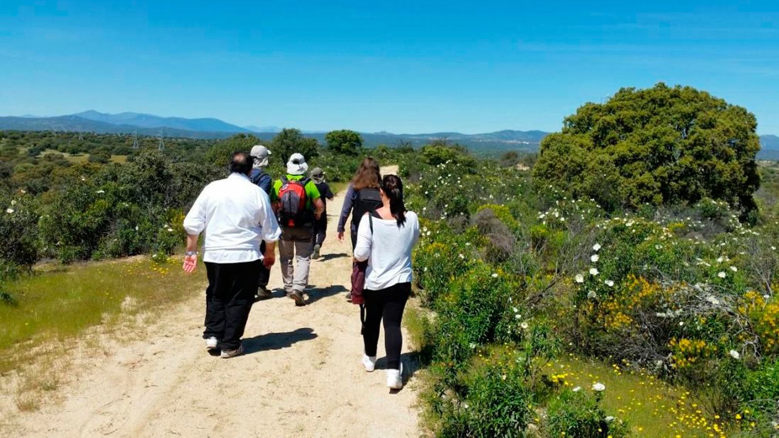Senda guiada en la Sierra Oeste de la Comunidad de Madrid