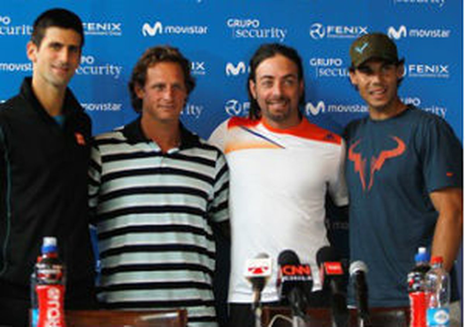 Nadal, Djokovic y Massú