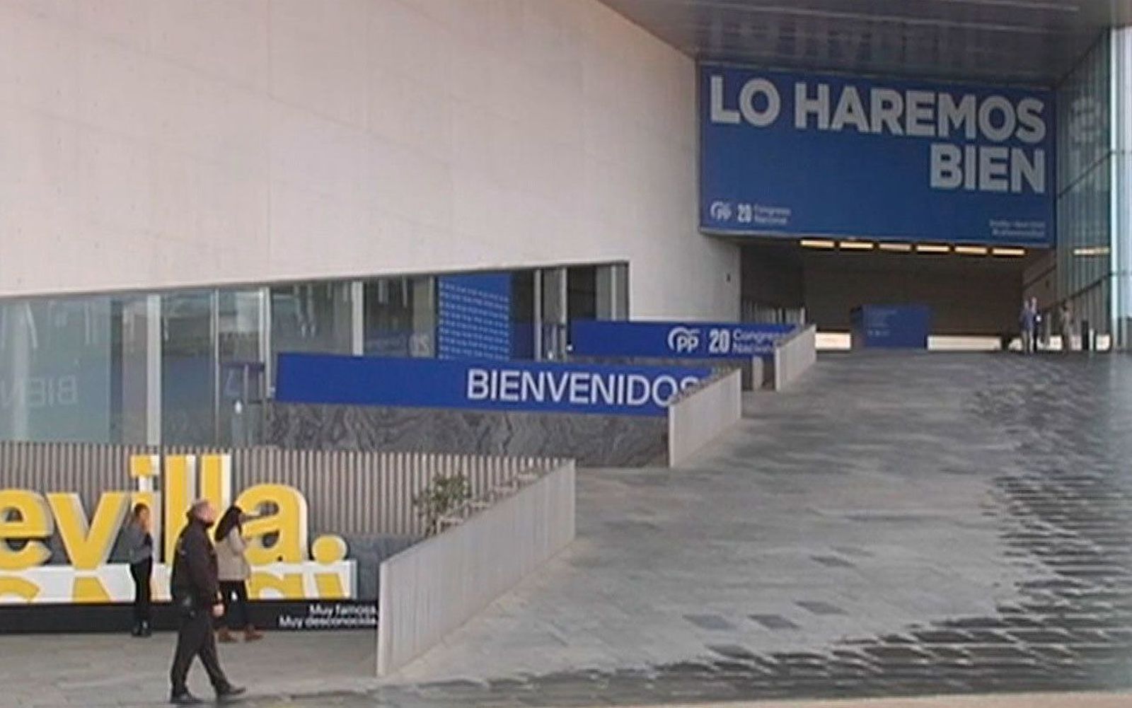 Los populares afrontan su XX Congreso Nacional en Sevilla bajo el lema 'Lo haremos bien'