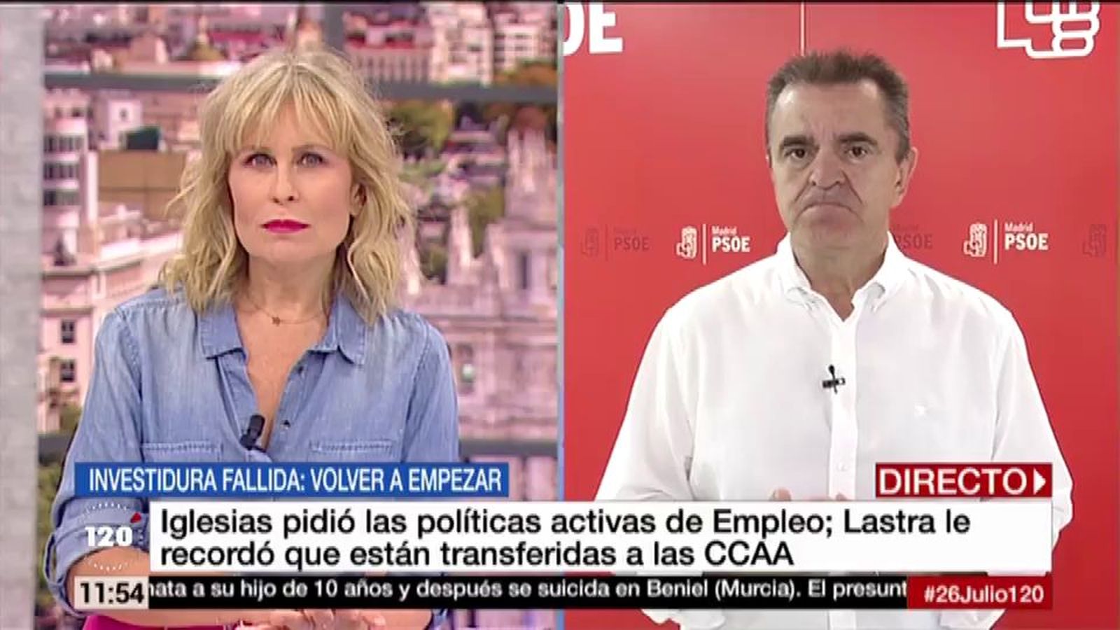 Franco cree que "Unidas Podemos ha desperdiciado una ocasión única"