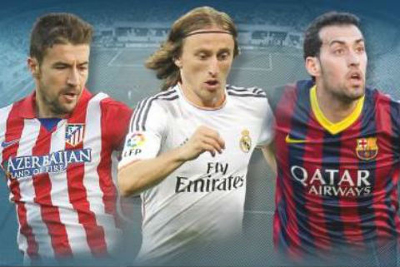 Gabi, Modric y Busquets