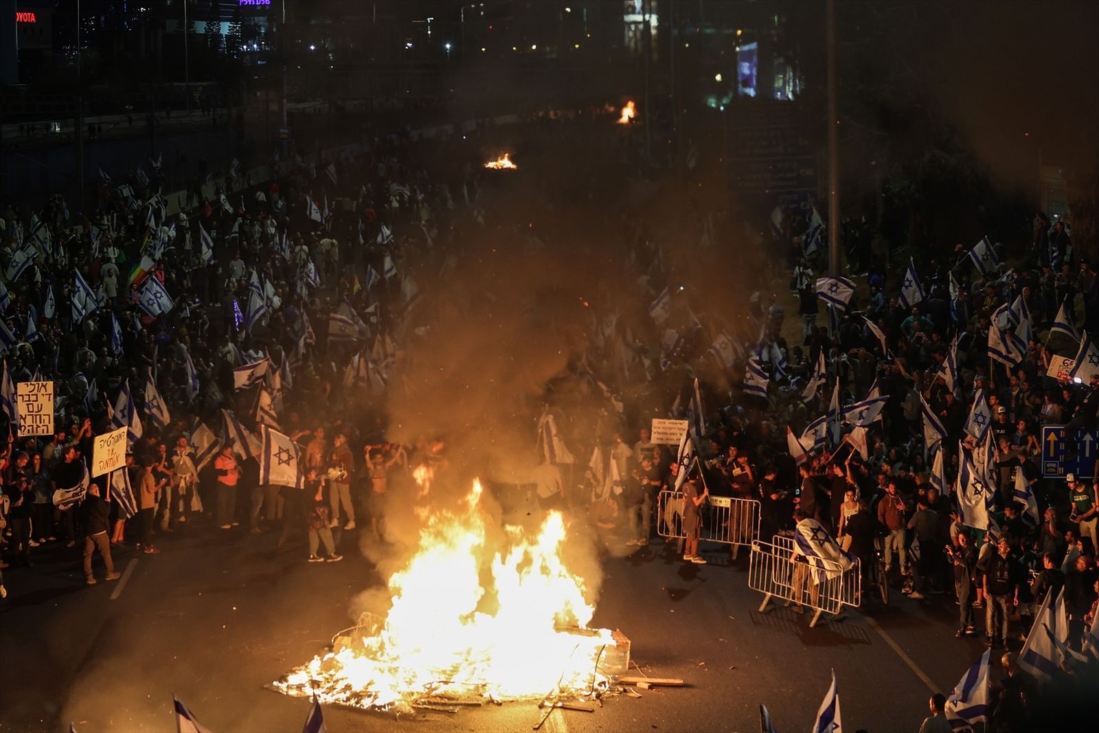 Protestas en Tel Aviv