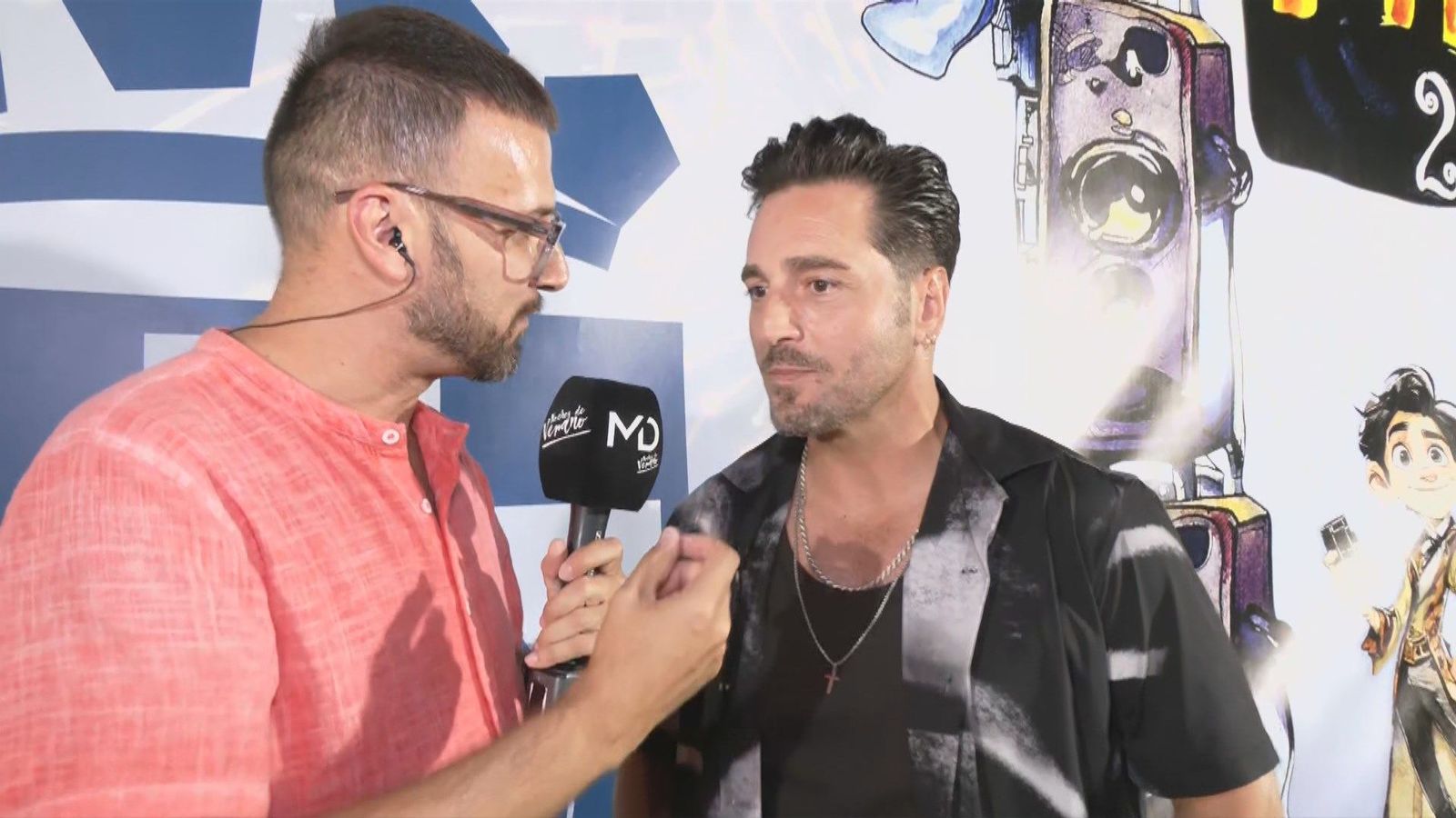 En exclusiva y en directo con David Bustamante antes de su concierto por las fiestas de Pinto