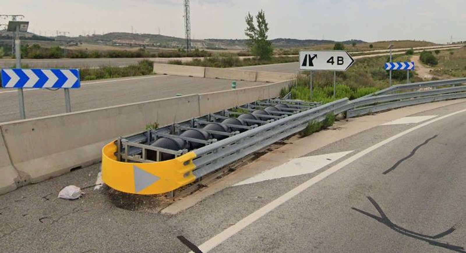 Tramo interrumpido de la M-205