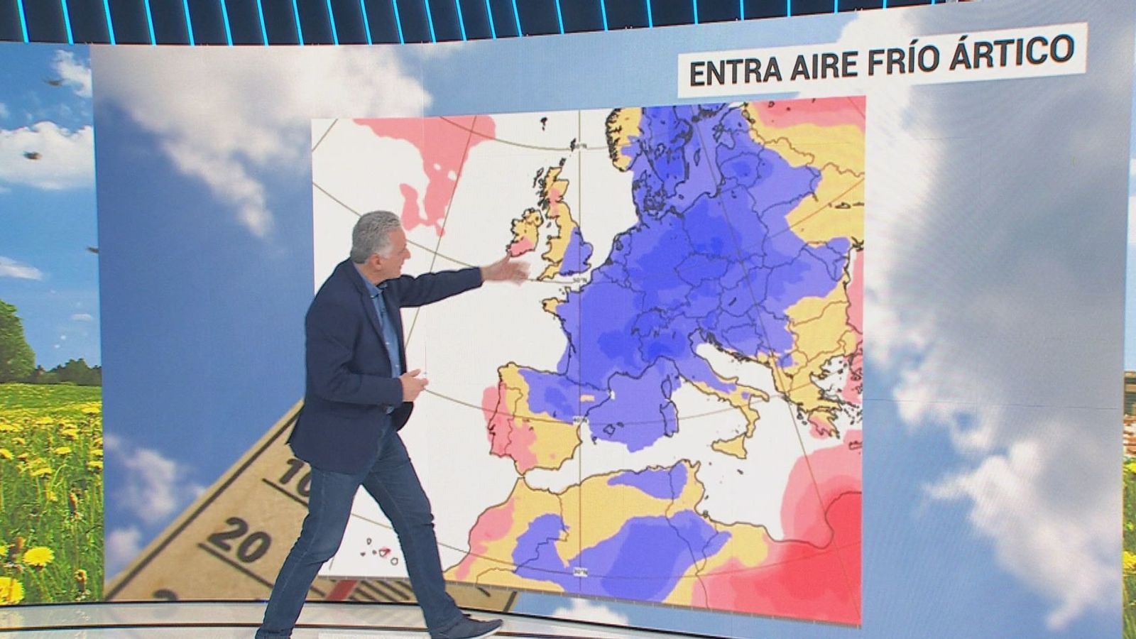 Una masa de aire frío bajará la temperaturas esta semana