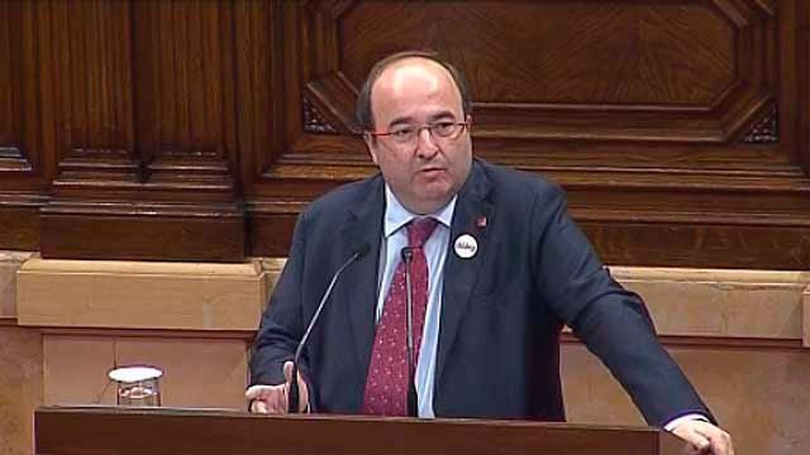 Iceta: "No se puede suspender una declaración que no se ha producido"