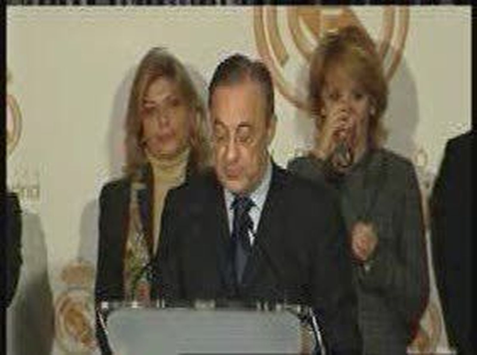 Aguirre y Florentino Perez por el acogimiento