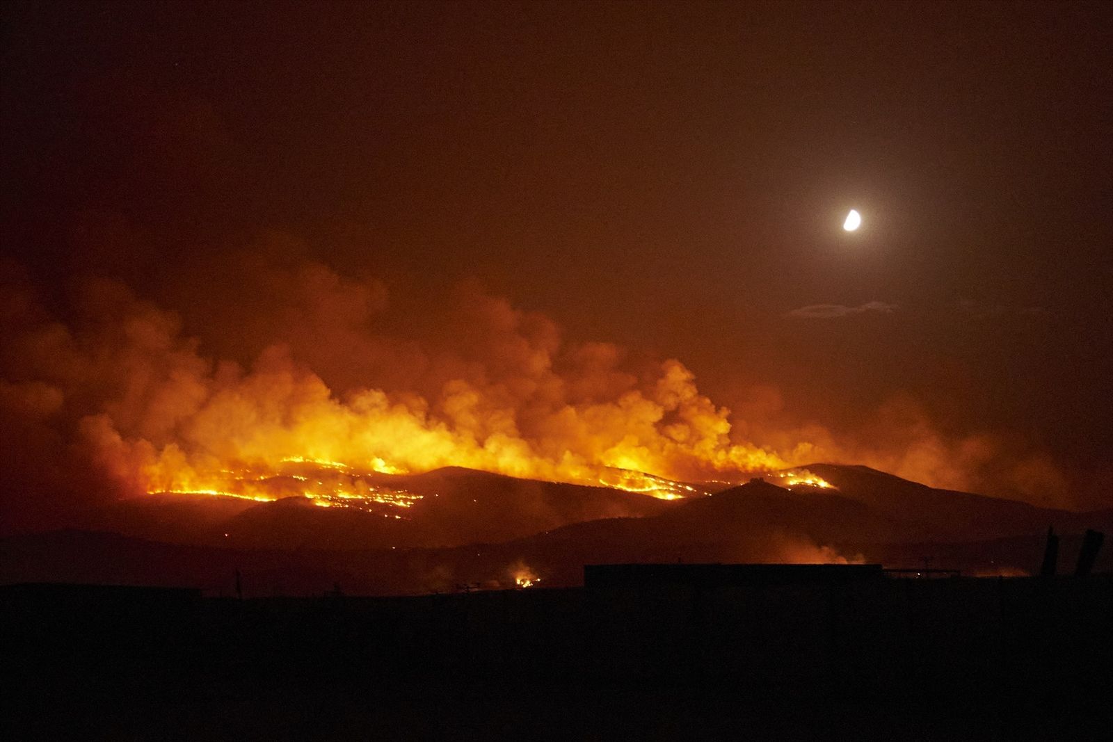 Incendio forestal en Grecia