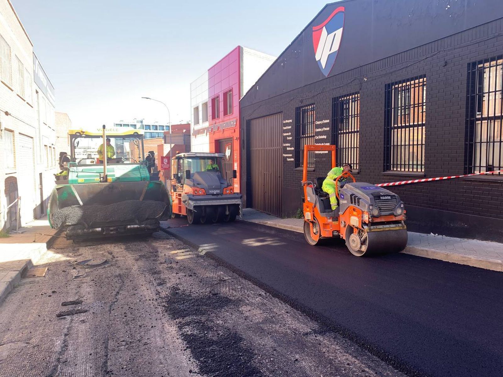 Operación asfalto en San Sebastián de los Reyes