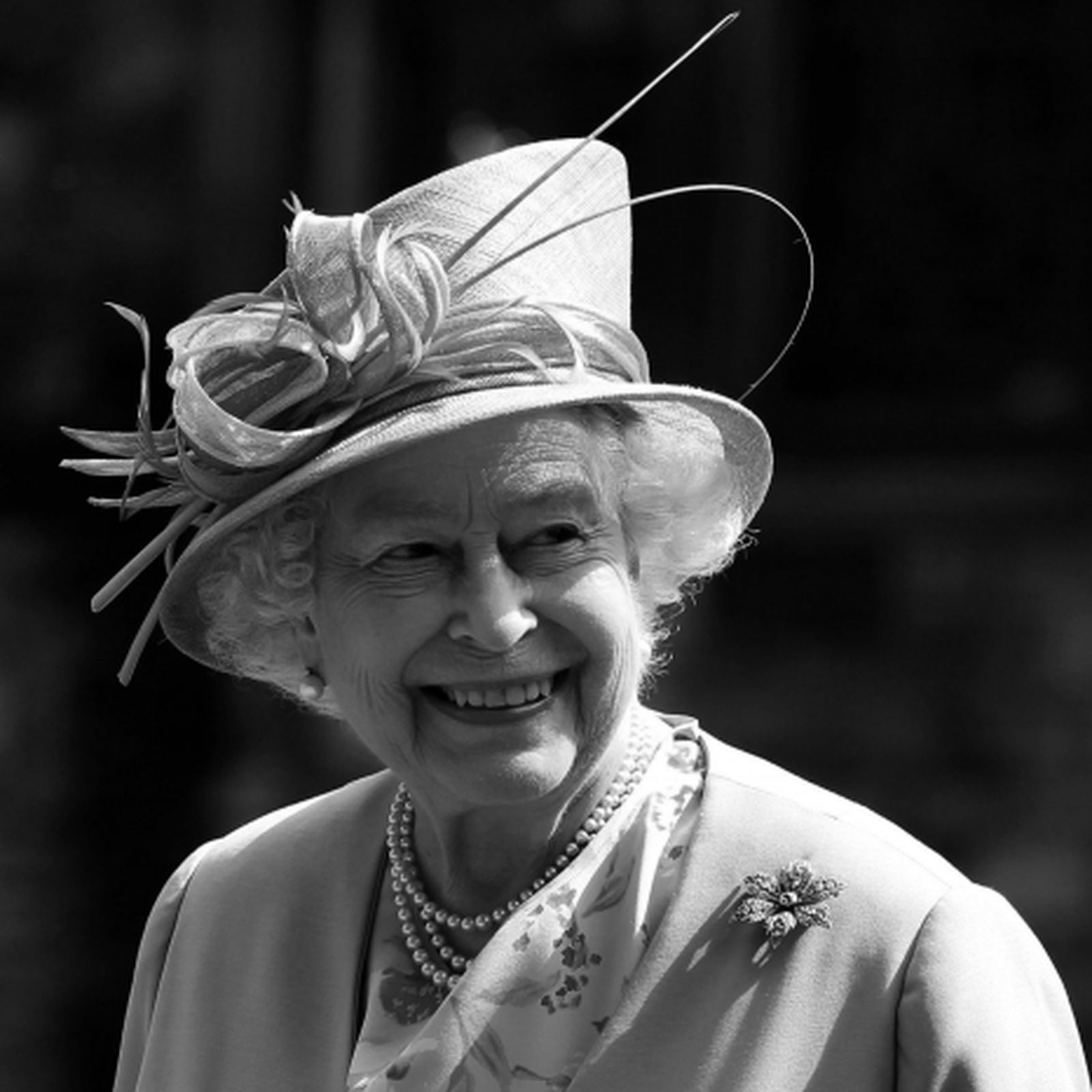 Imagen de la reina Isabel II extraída del libro de condolencias virtual