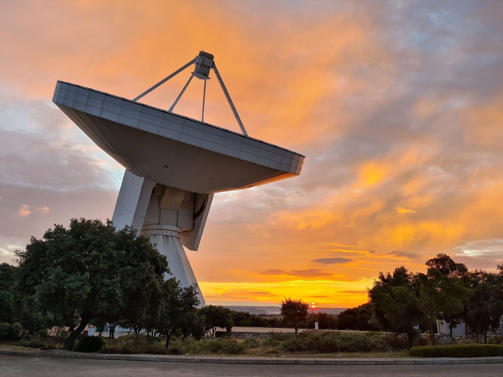 Radiotelescopio del observatorio de Yebes (Guadalajara)