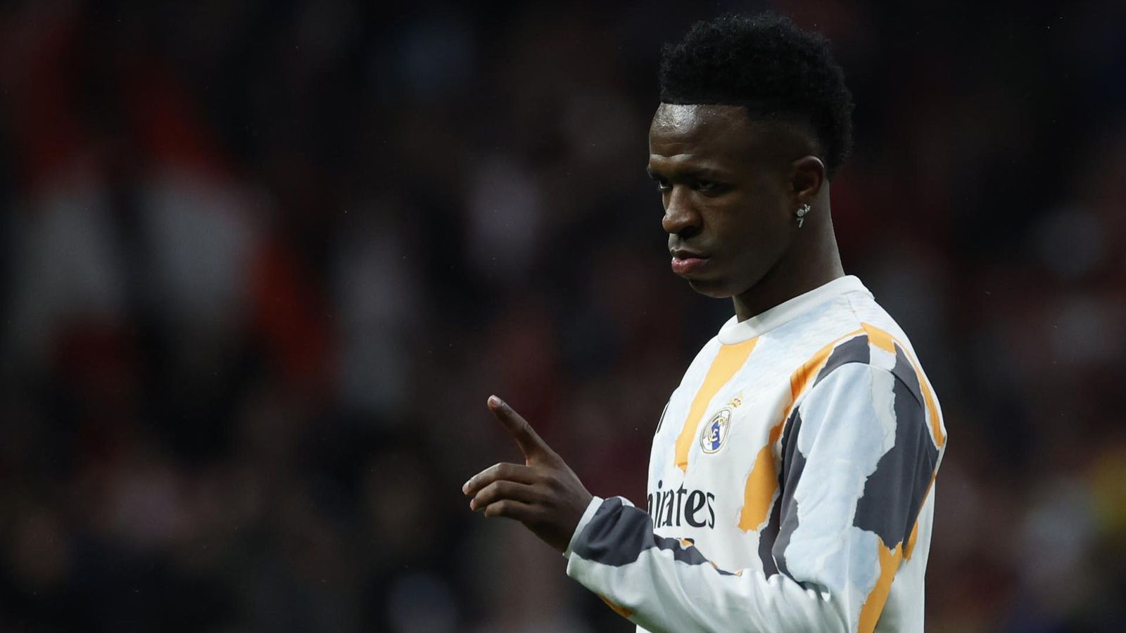 Vinícius no entrena y es seria duda para la visita al Villarreal