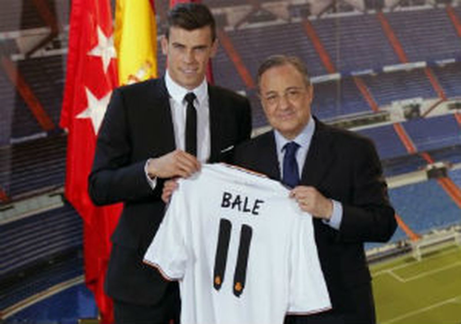 Florentino Pérez y Gareth Bale