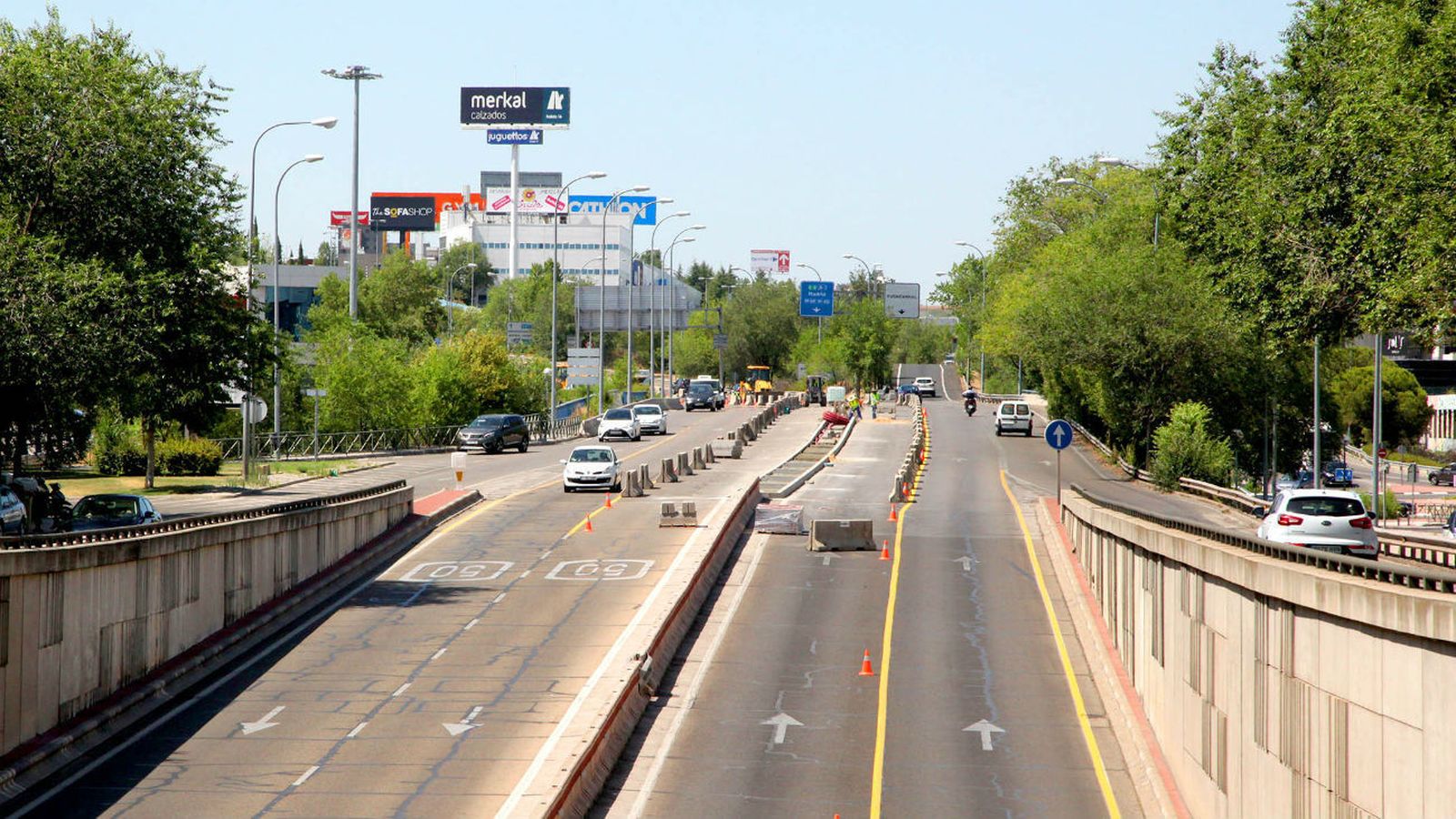 Alcobendas remodela la Avenida Bruselas para tratar de evitar los atascos junto a A-1