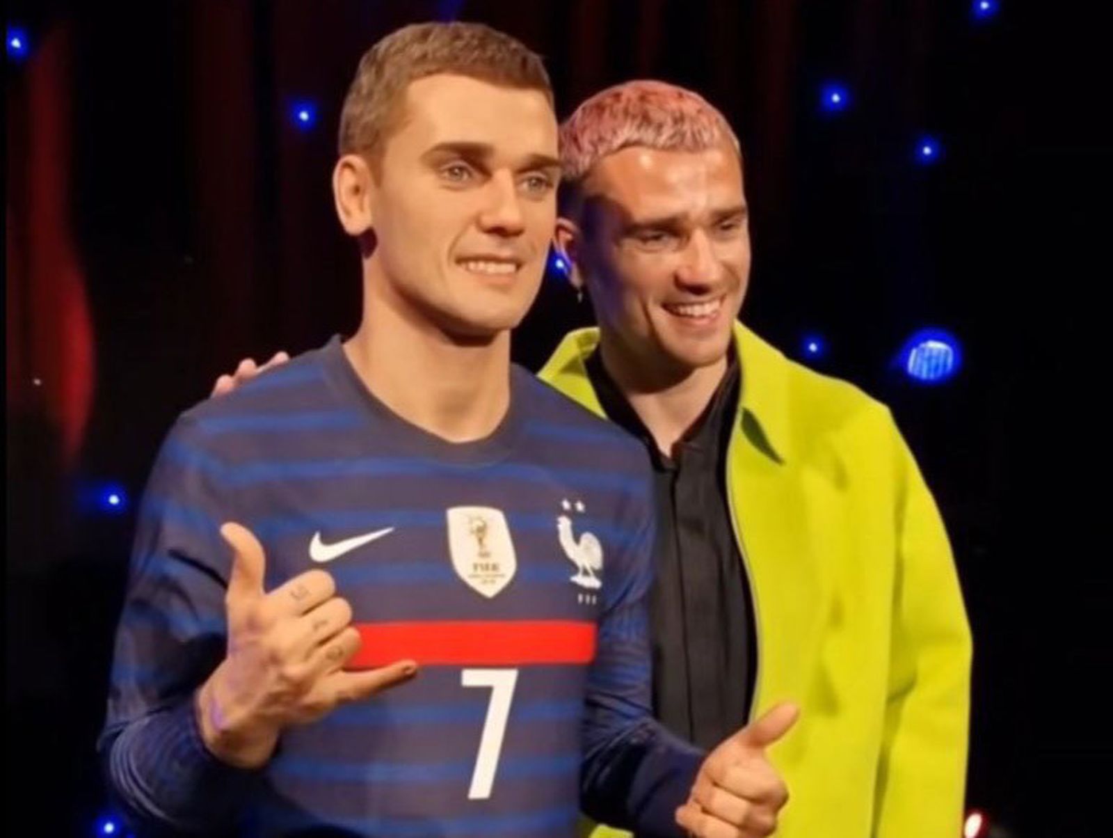 Griezmann ya tiene una réplica de cera