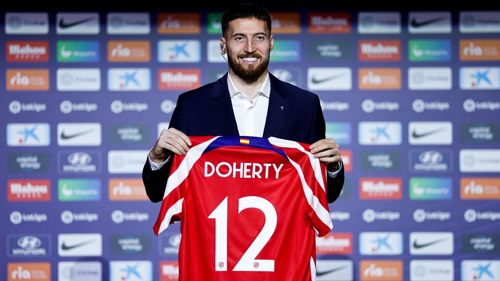 Doherty: "Llevo mucho tiempo admirando al Atlético de Madrid"