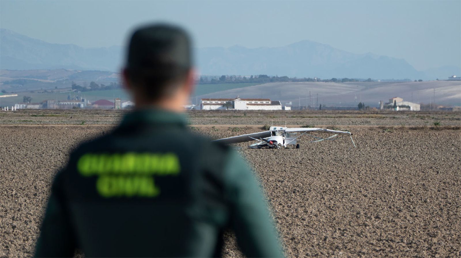 La avioneta estrellada en Utrera (Sevilla) había despegado  de Jerez y pertenecía a una escuela de aviación