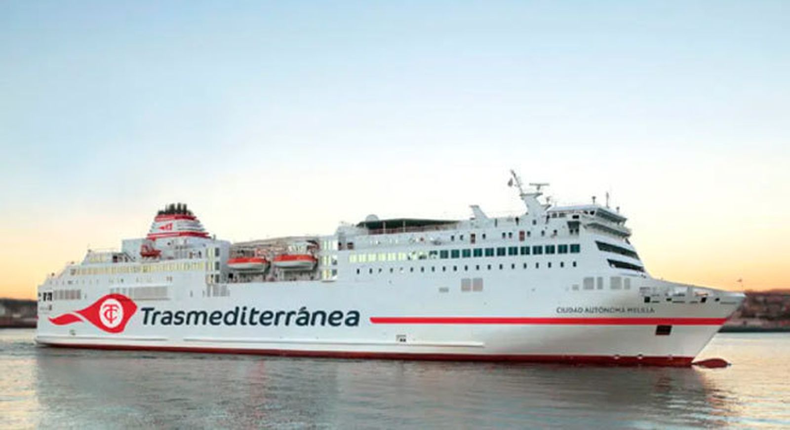 Trasmediterránea decide quitar el nombre de Melilla a un barco que irá a Marruecos