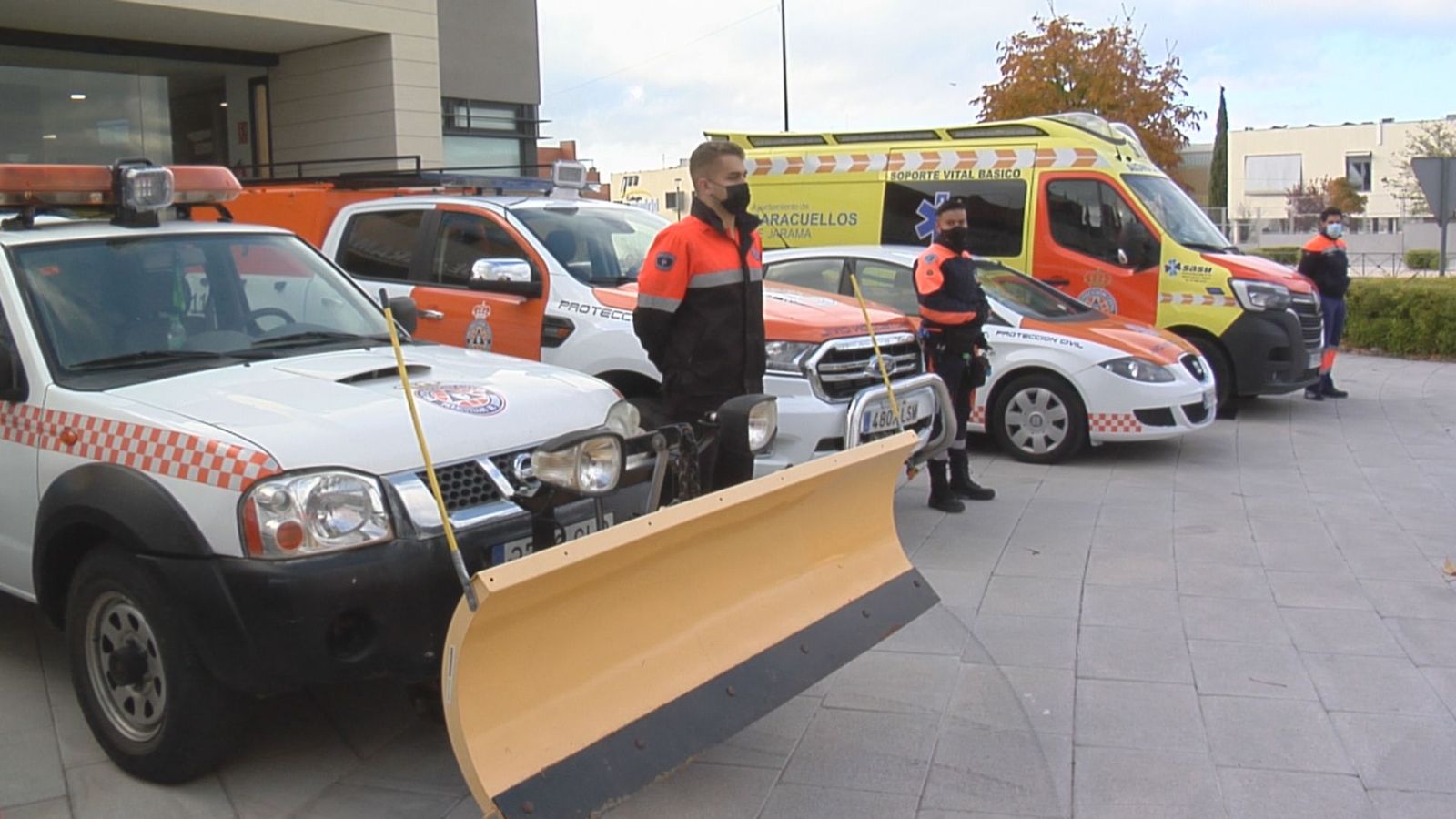 Algunos municipios, como Paracuellos de Jarama, ya han comenzado a preparase para la nieve