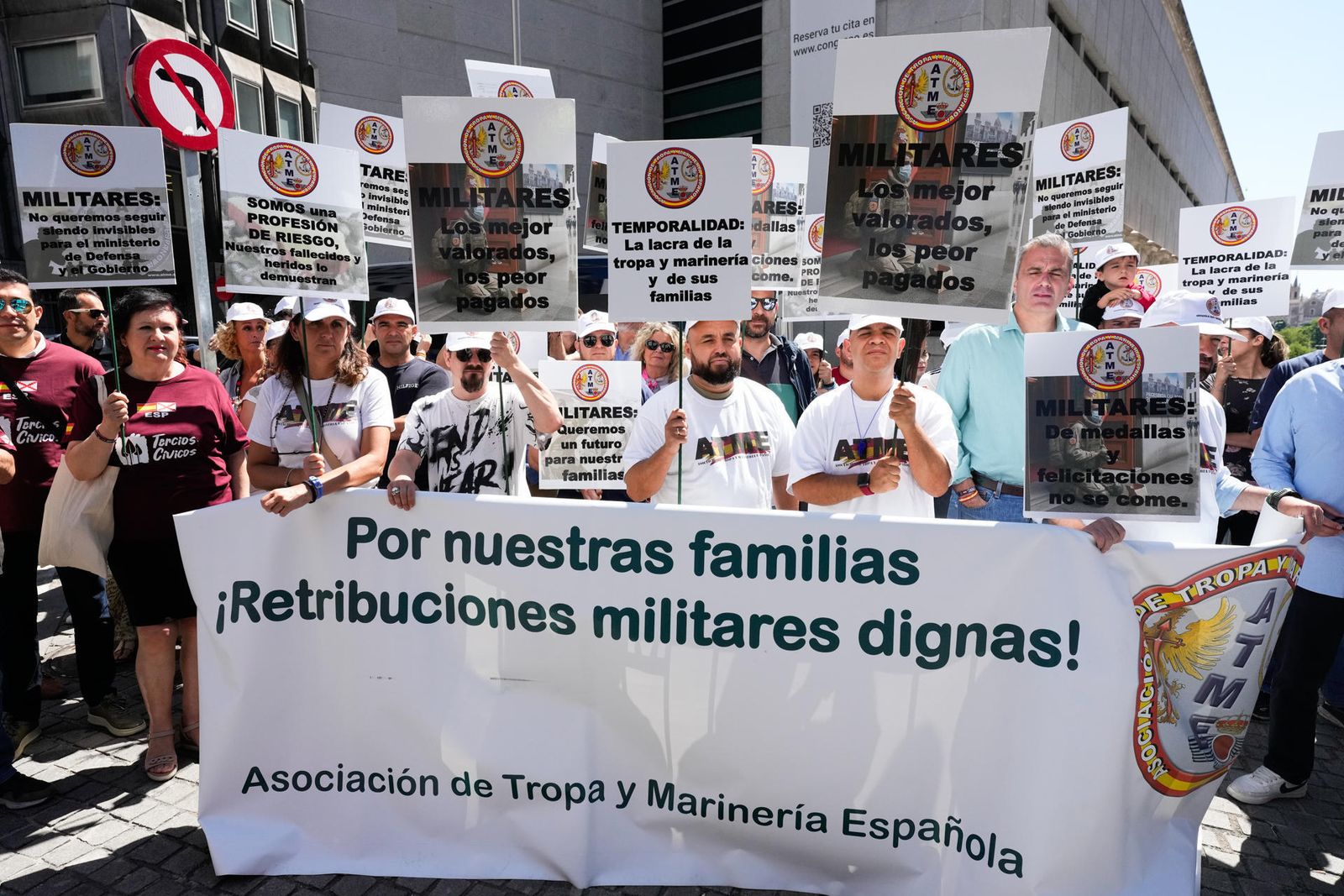 Manifestación de Militares en Madrid