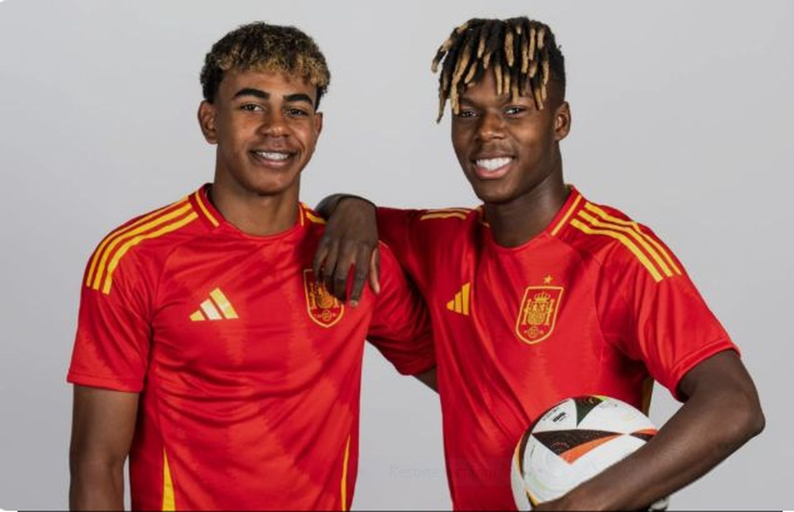 Lamine Yamal y Nico Williams