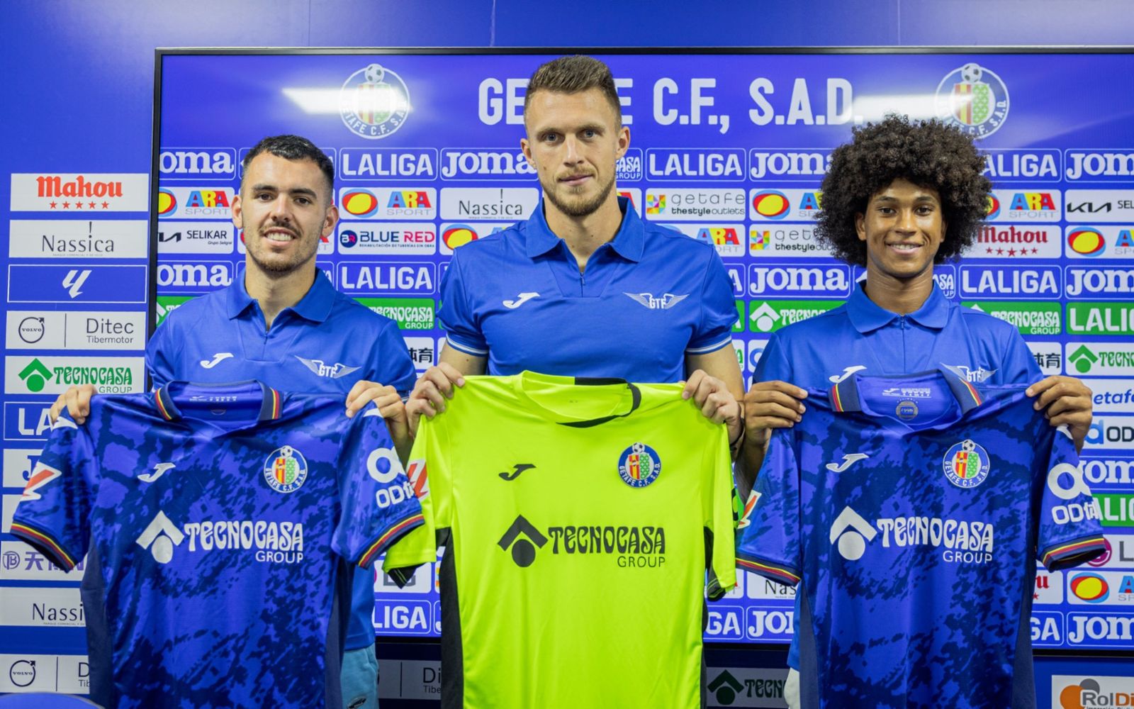 Álex Sola, Peter Federico y  Jiří Letáček