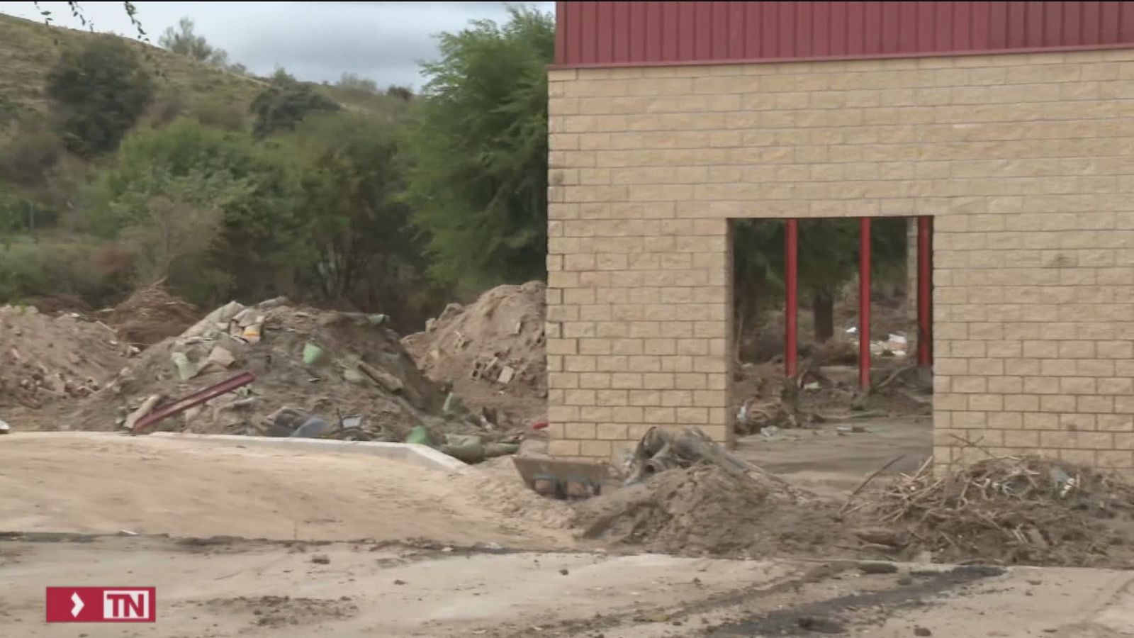 Efectos de las inundaciones en Villamanta
