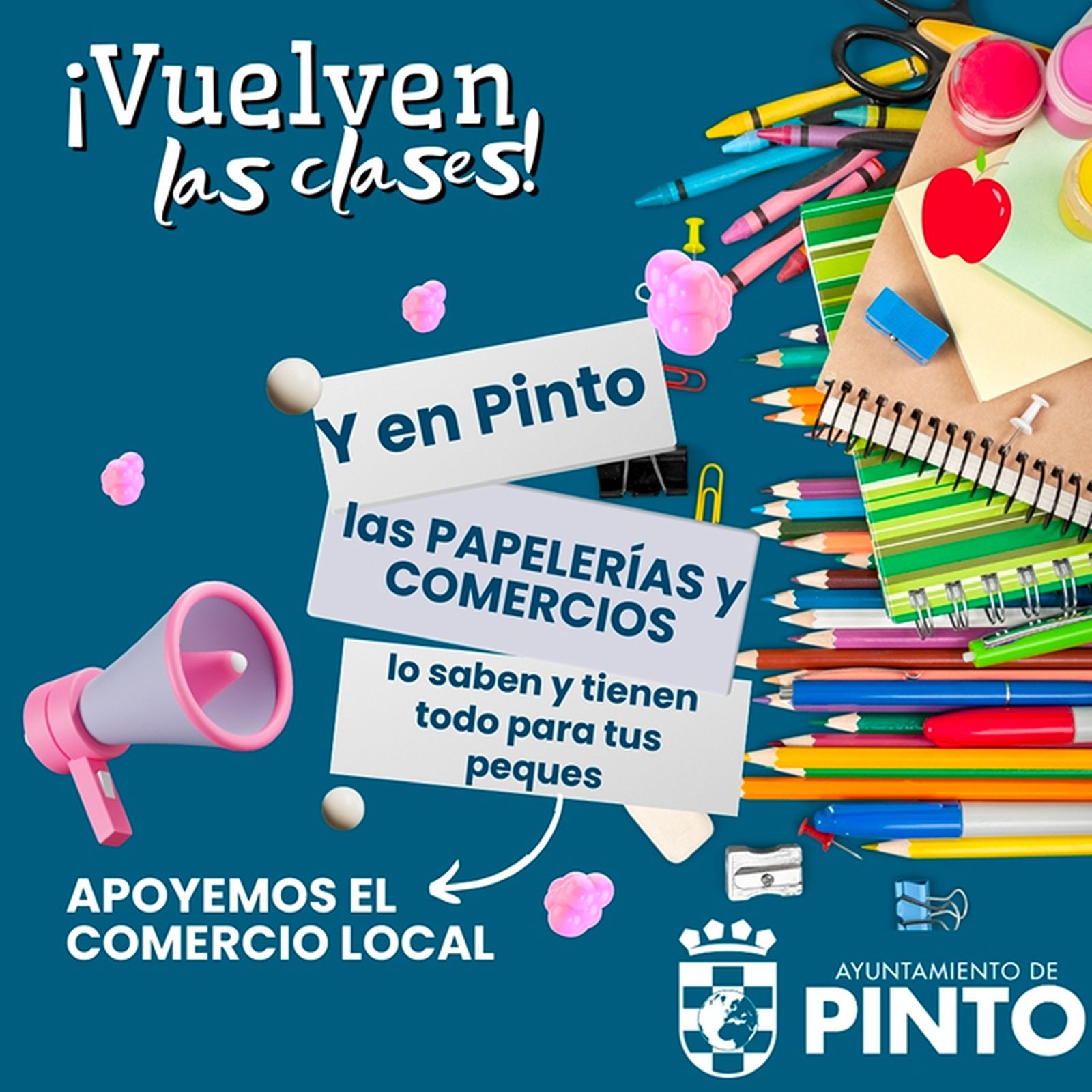 Campaña para promover el comercio local en Pinto