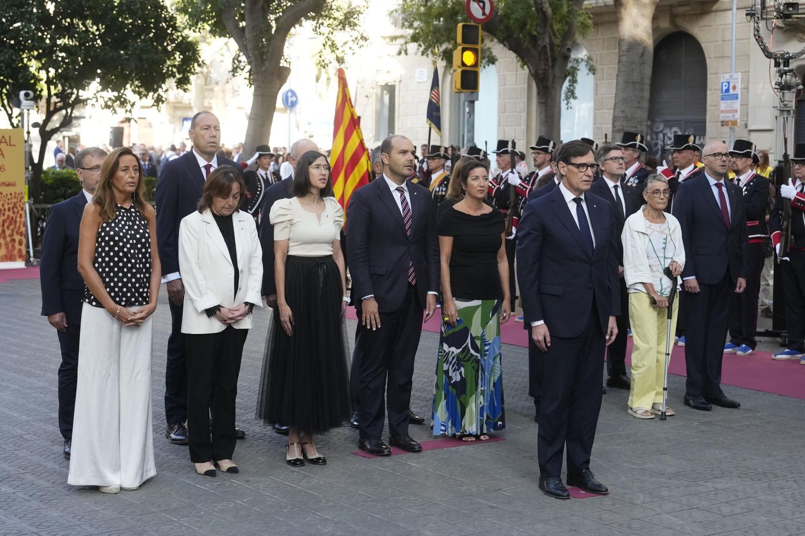 Llamamientos a la convivencia y contra el "odio" en Cataluña marcan el inicio de la Diada