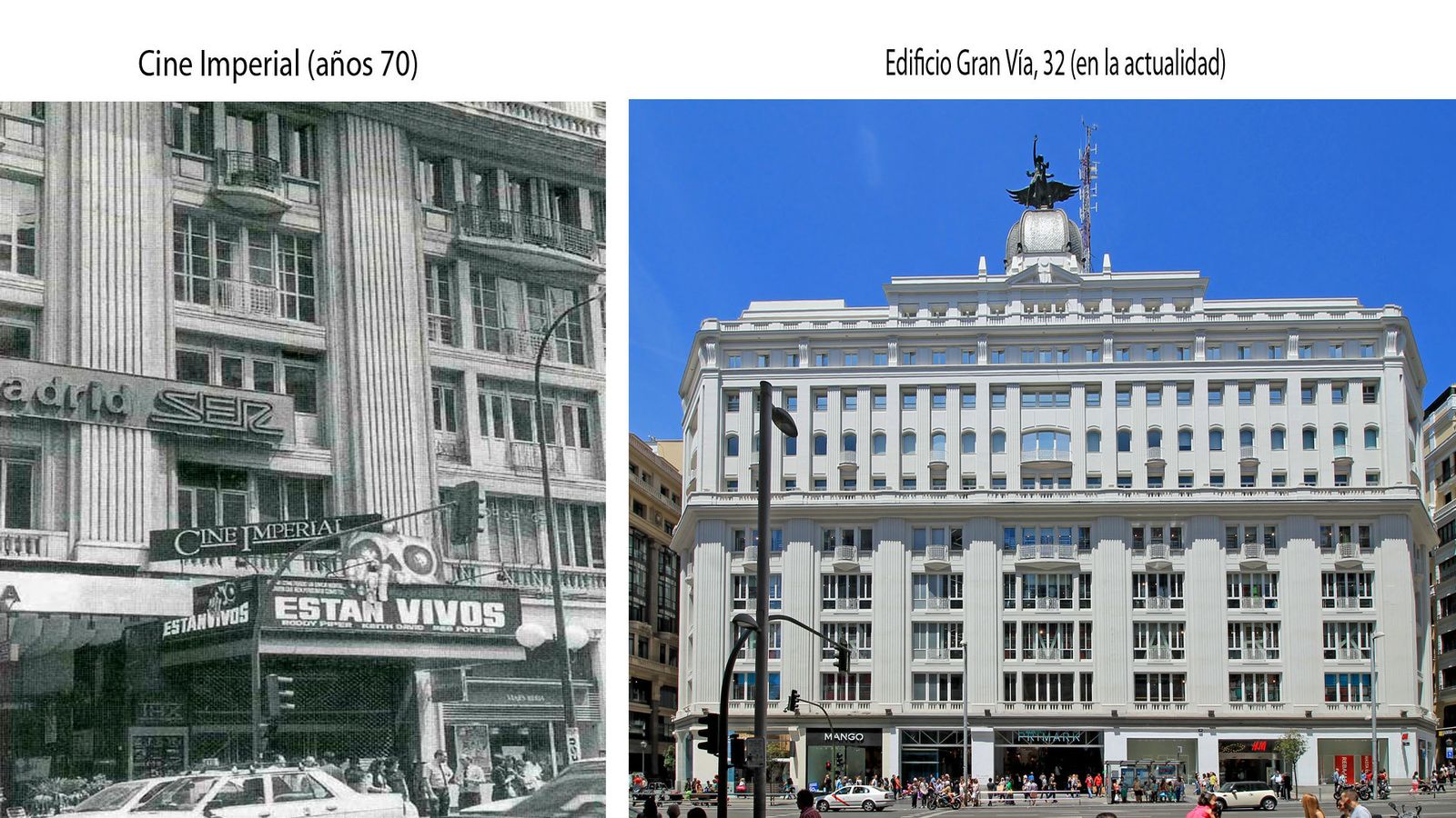 El Cine Imperial, en la calle Gran Vía