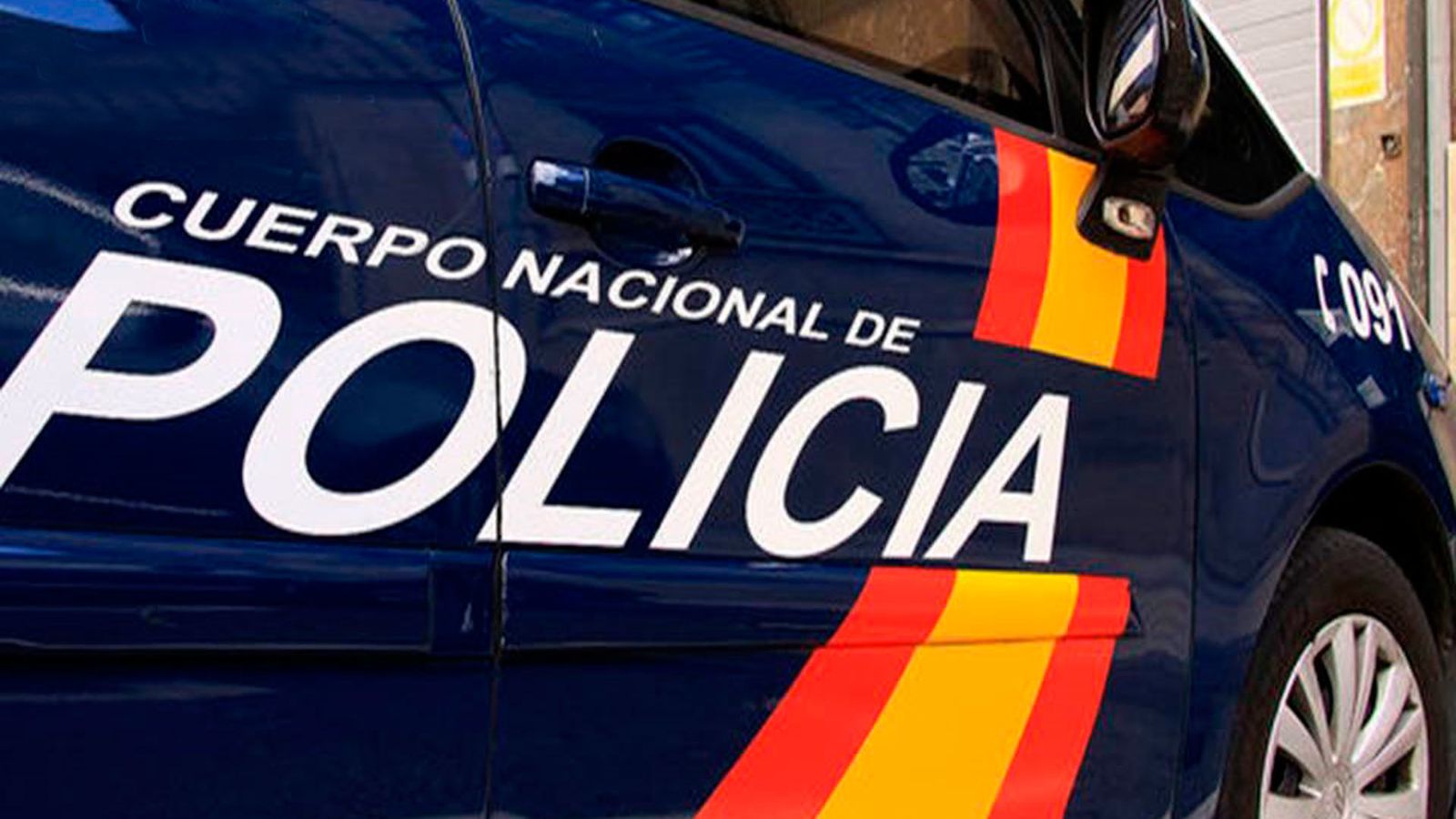 Un coche de la Policía Nacional