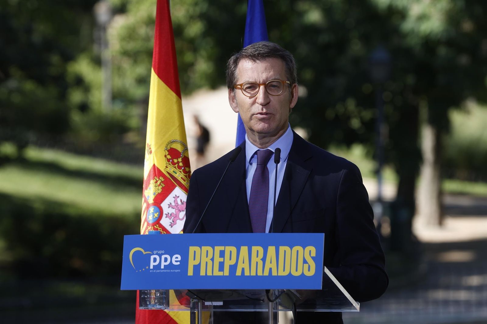 El líder del PP, Alberto Núñez Feijóo