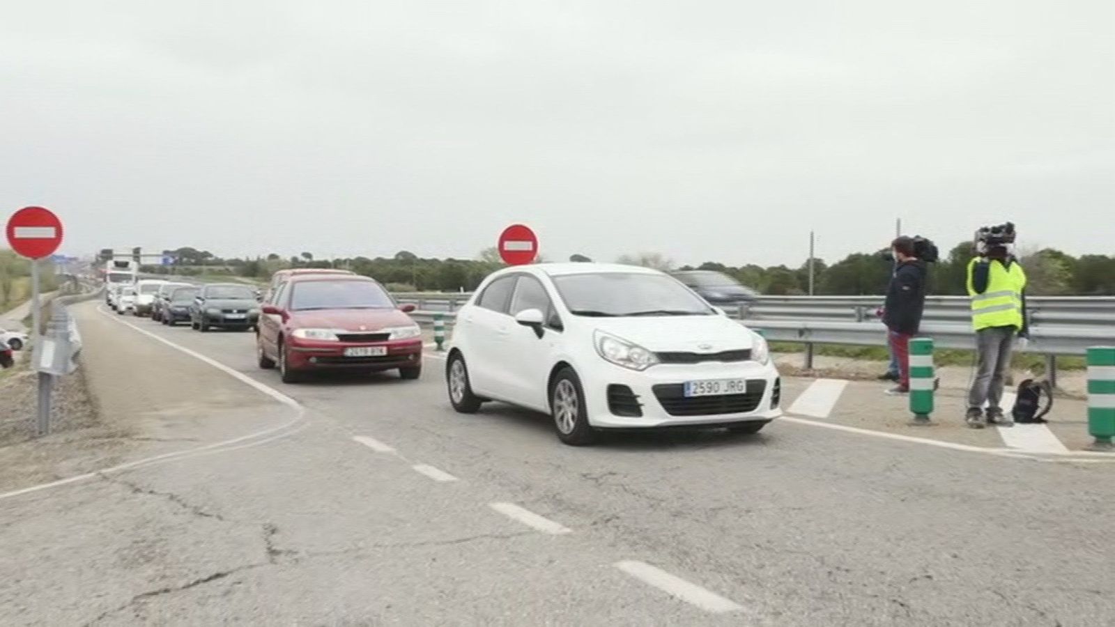 A la 'caza' de madrileños que pretenden irse de escapada este fin de semana