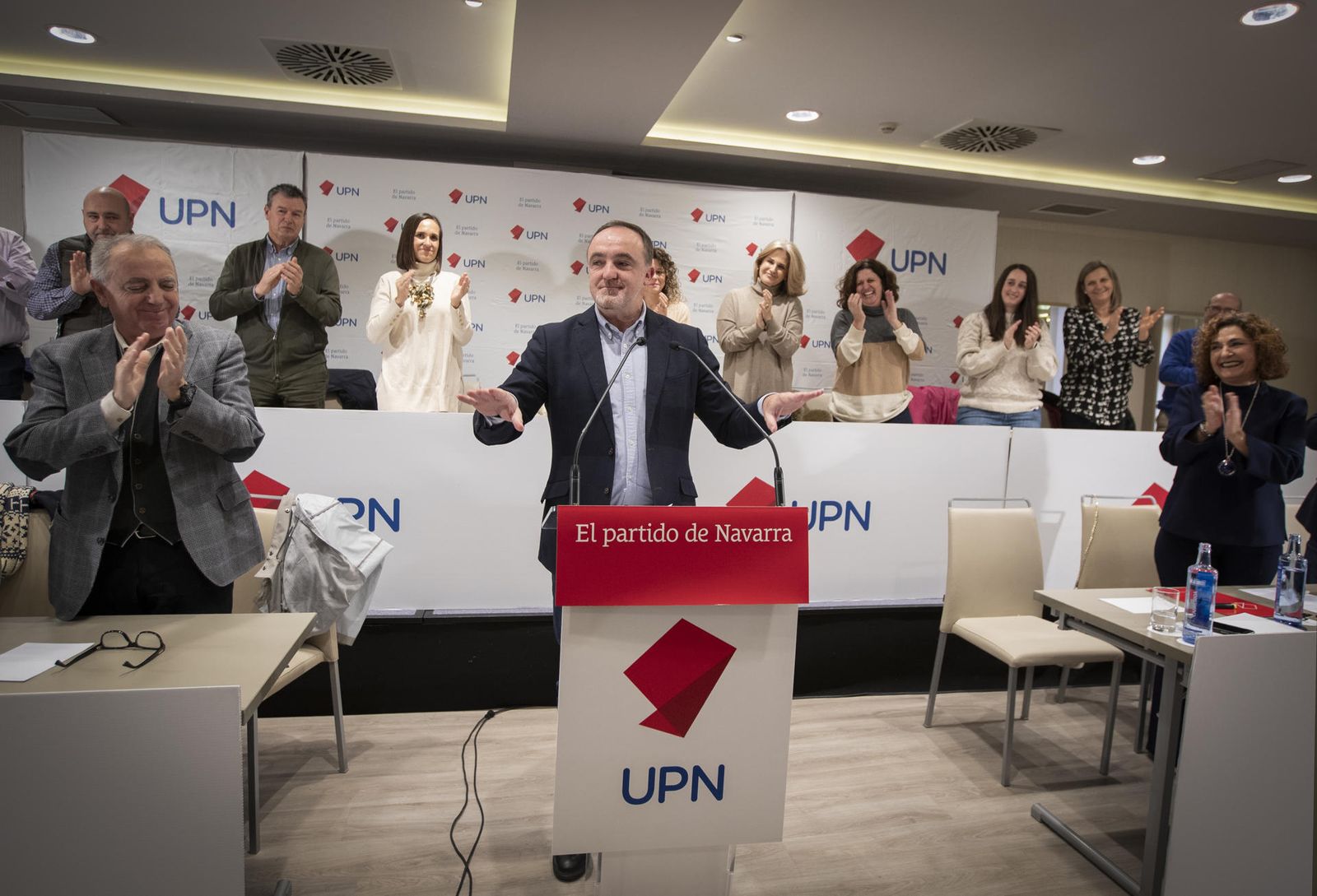 El presidente de UPN, Javier Esparza