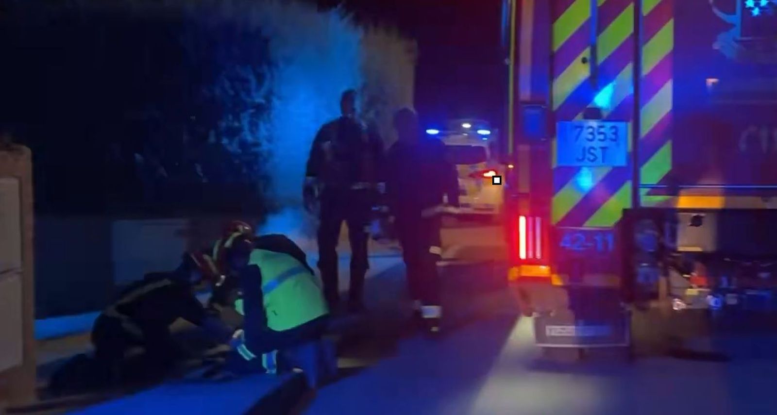 Heridos dos menores tras ser golpeados por un Cercanías cuando caminaban por las vías en Galapagar