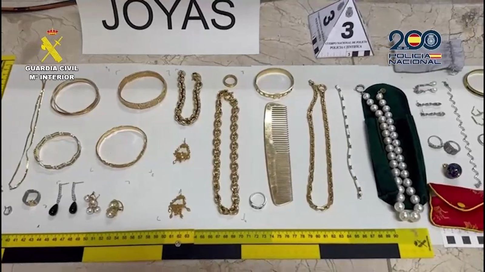 Cae una banda que robó 50.000 euros en joyas